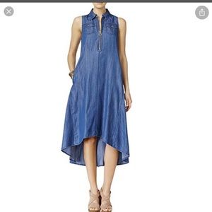 SOLD!INC “Trapeze “High low jean denim jean dress
